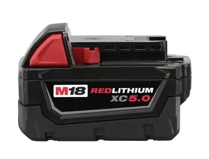 OEM Milwaukee M18 18-Volt 5.0 Ah Lithium-Ion XC Extended Capacity Battery - (48-11-1850)