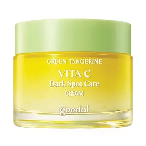 Goodal Green Tangerine Vita C Dark Spot Care Cream 50ml – Brightening & Hydrating Vitamin C Cream with Niacinamide & Adenosine for Even Skin Tone