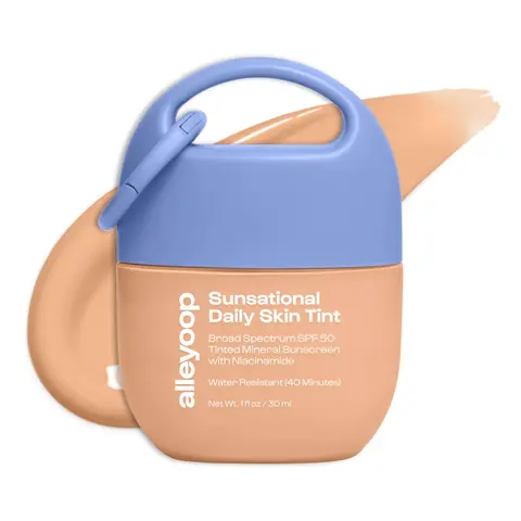 Sunsational SPF 50 Tinted Moisturizer - 100% Mineral Broad-Spectrum Formula, Clean Beauty, Vegan, Long-Lasting Sunscreen, Makeup Foundation for All Skin Types, Natural Sunblock for Oily Skin, Dry Skin, Combination Skin, Normal Skin