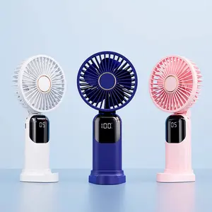 Portable LED Skincare Fan - Compact, Whisper-Quiet & Powerful - Long-Lasting Battery, USB Fan Foldable Handheld small fan portable foldable silent office desk fan