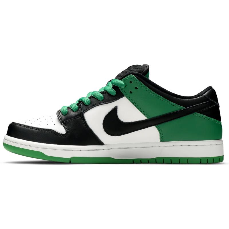 Nike Dunk Low Pro SB 'Classic Green' - BQ6817 302 - White/Classic Green/Black Skateboarding Sneakers