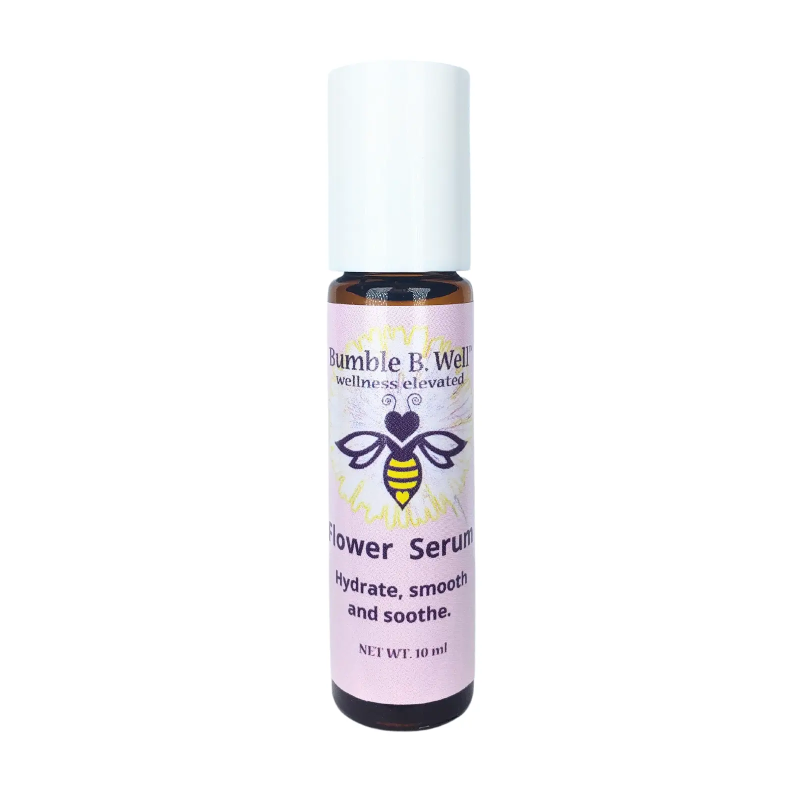 Bumble B Well Flower Serum Roller Face and Body Calendula Flower Extract Frankincense Essential Oil Castor Oil Jojoba Oil Skincare Comfort Skincare Comfort