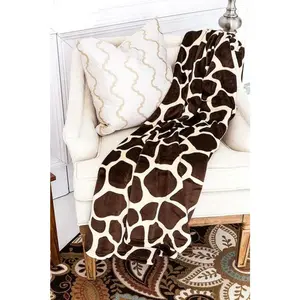 Giraffe Super Soft Cozy Bed Throw Flannel Blanket