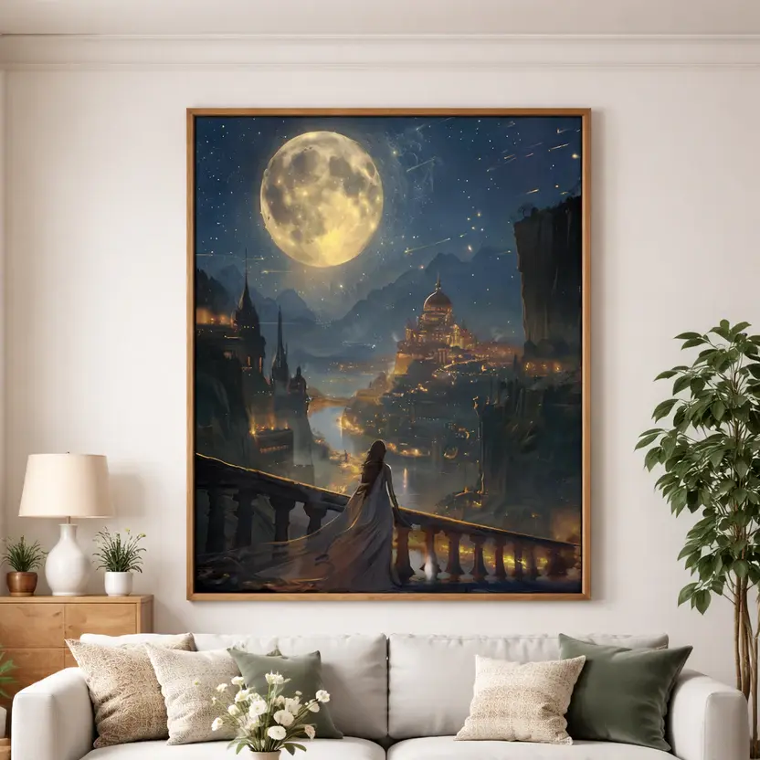 Velaris Night Court Poster, ACOTAR Wall Art