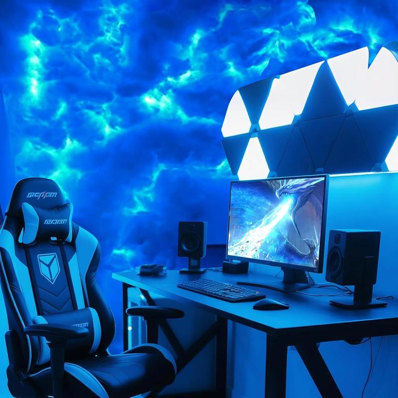 3D Thundercloud LED Light Cotton Lightning Cloud Colorful Atmosphere Night Light, DIY Creative Cloud Lights Gaming Room Garage Club Bar dj Party Light