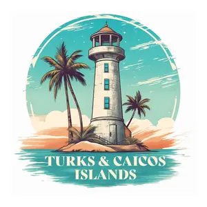 Turks And Caicos Decorative Souvenir Magnet or Decal