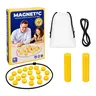 Magnetic Chessboard Table Set - 20 Magnets, Adjustable Rope, Travel Bag Included, Classic Board Games, Strategic Game for Kids & Adults, Innovative Gameplay