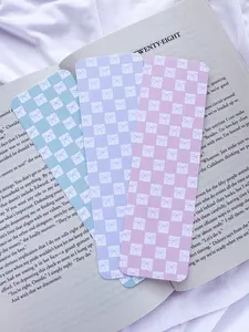 Checkered Bow Bookmarks