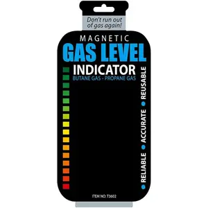 Magnetic Gas Cylinder Tool Gas for Tank Level Indicator Propane Butane LPG Fuel Gauge ttle Temperature Measuri