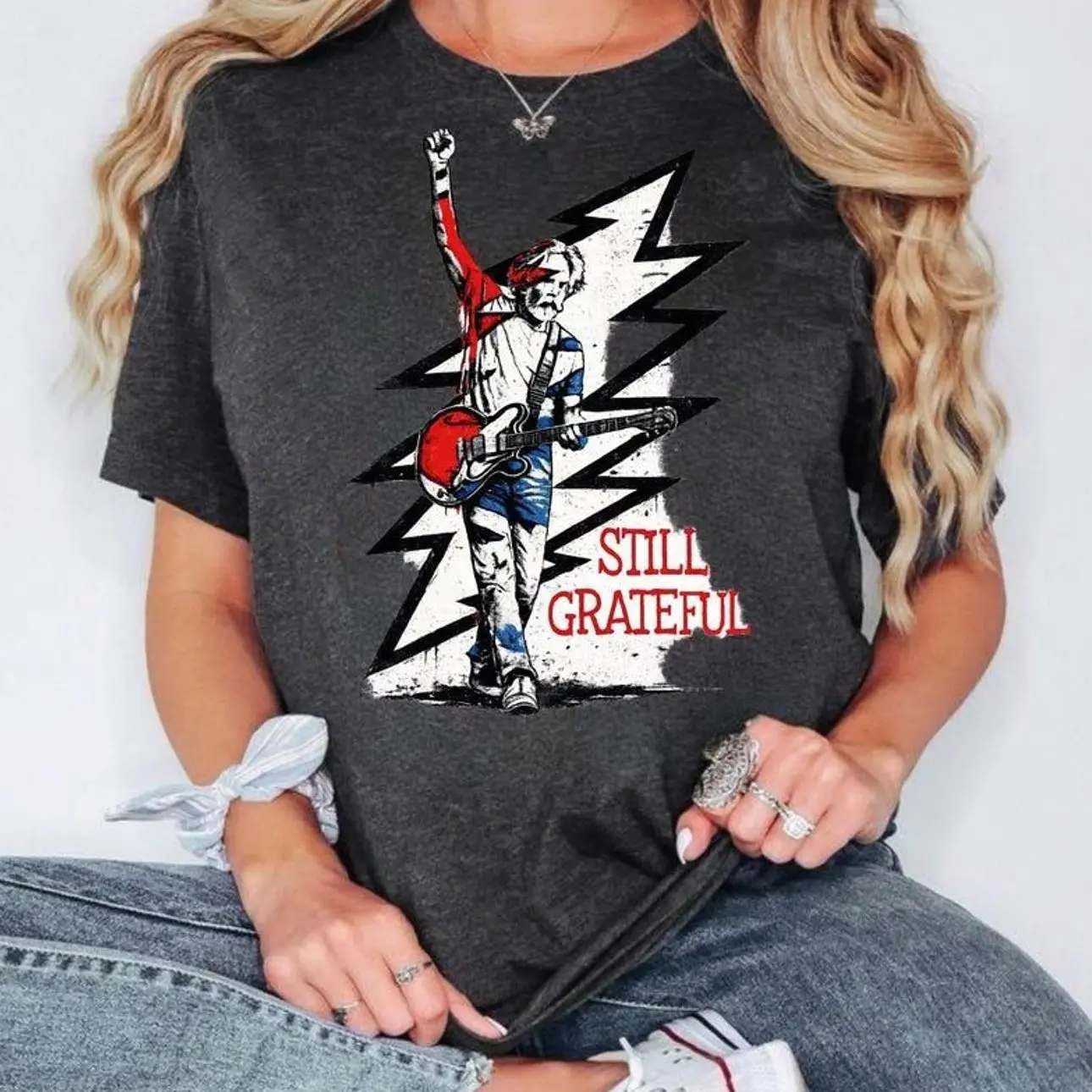 Bob Weir Shirt, Grateful Dead Inspired Graphic T-Shirt, Vintage Music Style, Unisex Fan Gift R