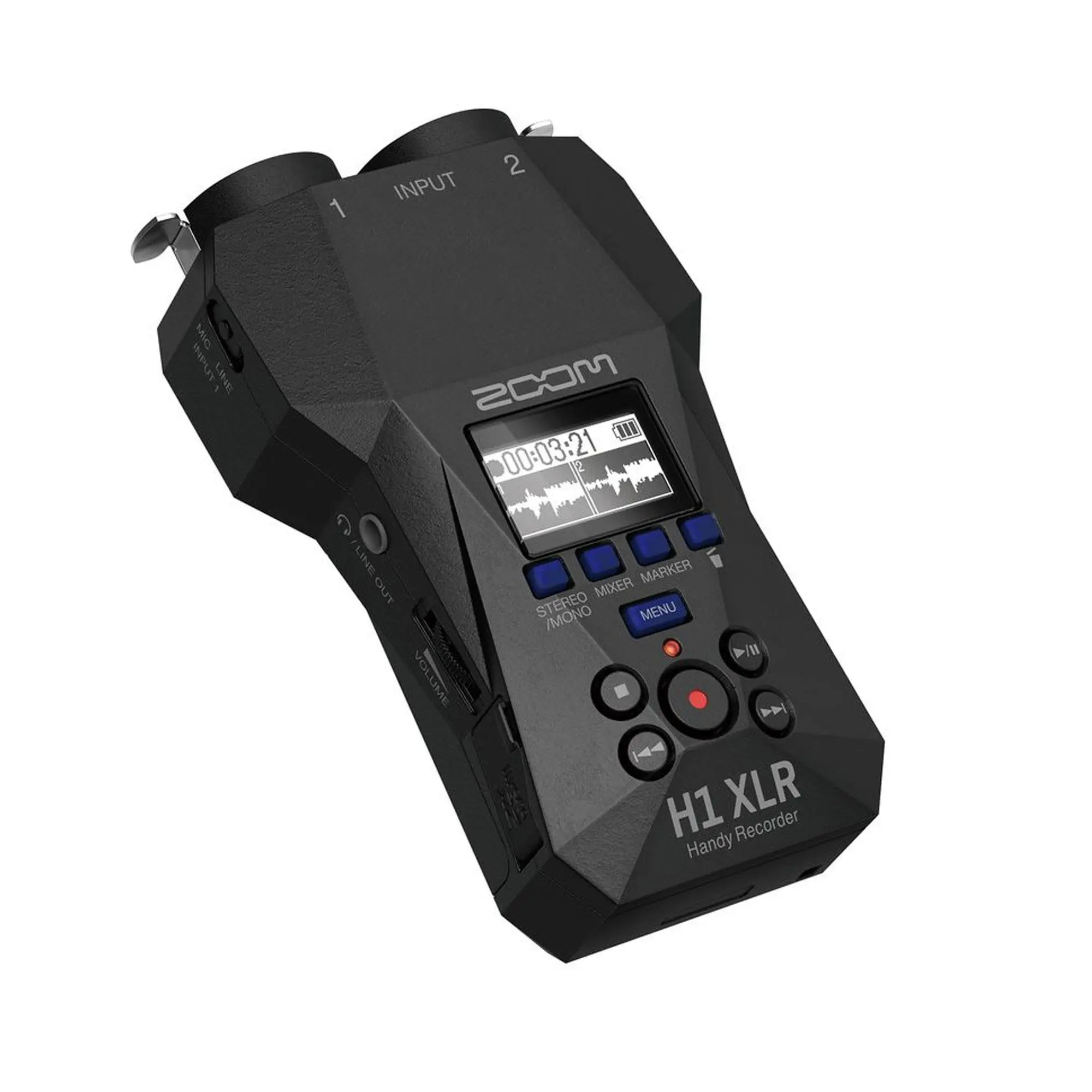 Zoom H1 XLR Portable Audio Recorder for Video