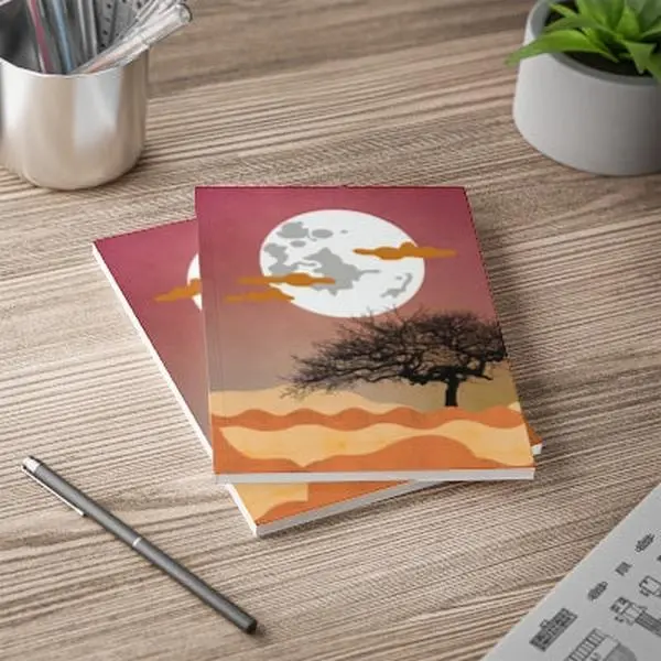 Desert Landscape Bullet Journal for Writing and Note-taking