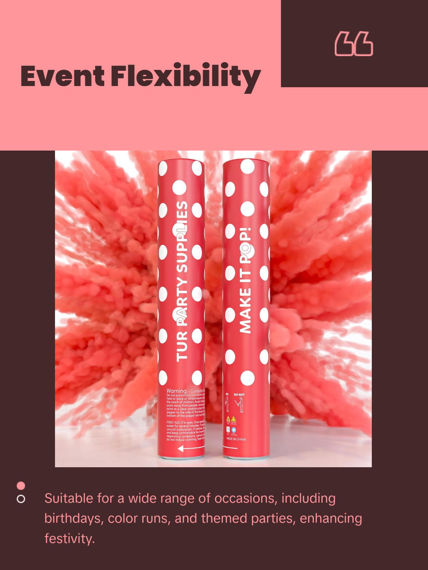 2 Pack Red Powder Cannon Poppers (12 Inch) 2 Pack Red Powder Cannon Poppers (12 Inch)