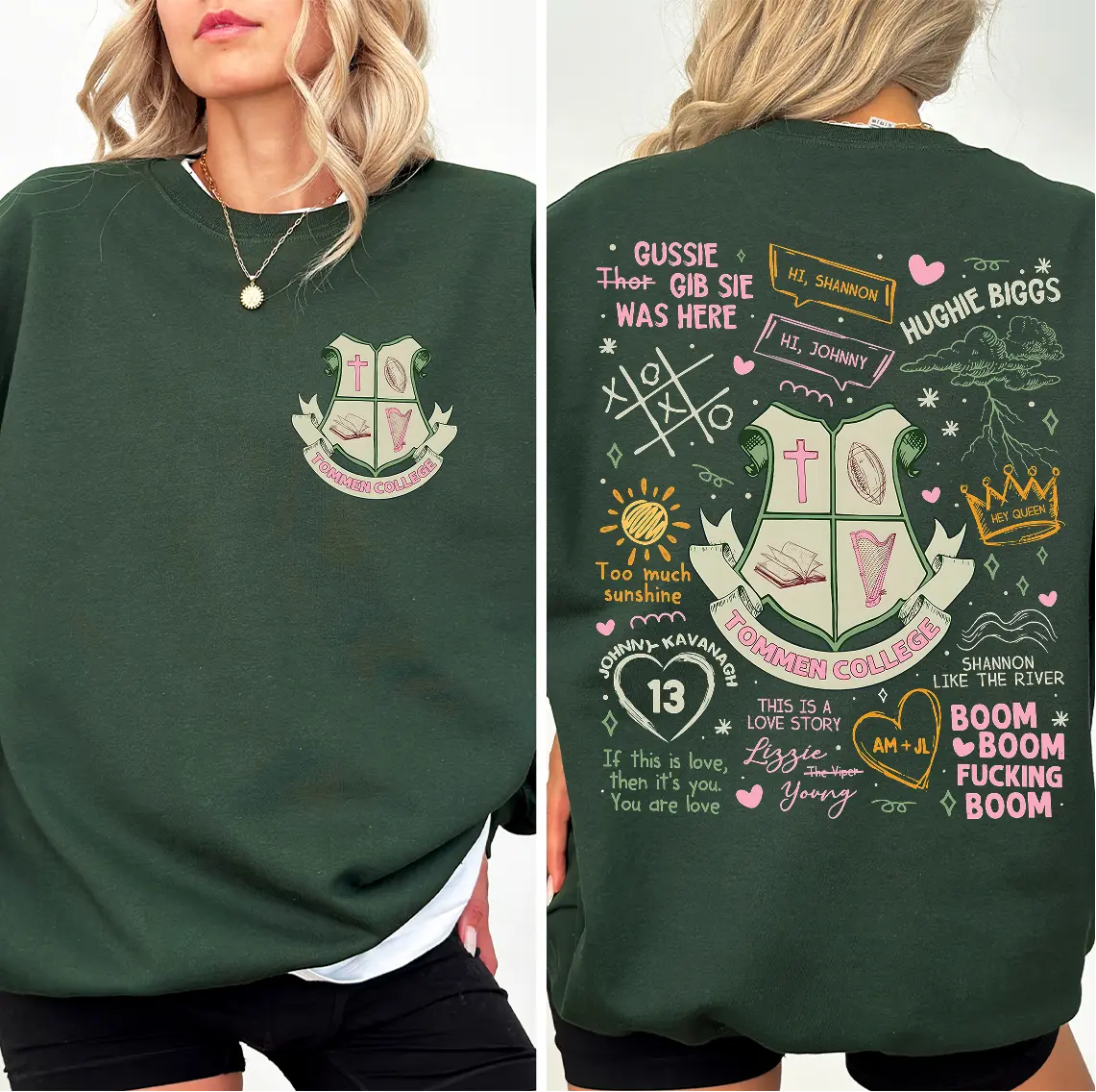 Boys of Tommen Two Sided Shirt For Fan, Tommen College Sweatshirt, Kavanagh 13 Tee, Dark Romance, Gift For Book Lover