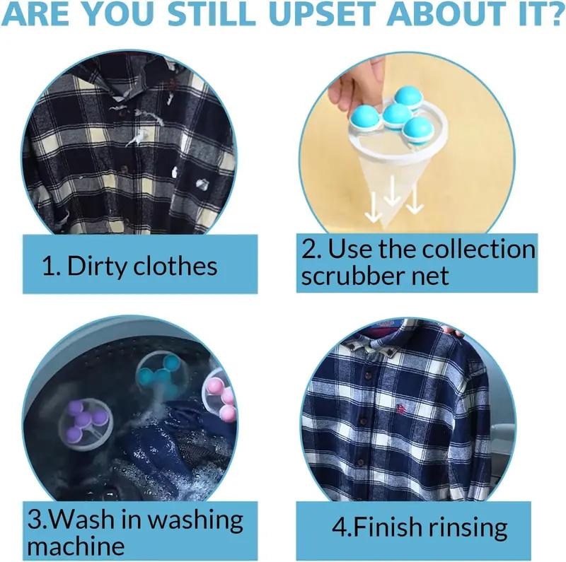 machine hair filter ball  Color Pet Hair Lint Catcher Laundry Balls Floating Washing Machine Filter Detergent Booster Earthy Fragrance Versatile Cleaning for Clothes 3 Pack