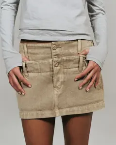 Mulholland Mini Skirt | Vintage Khaki
