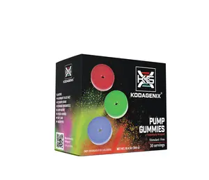 Kodagenix Pump Gummies, Stimulant Free, Gluten Free