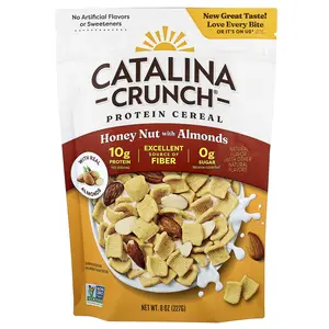Catalina Crunch Protein Cereal, Honey Nut with Almonds, 8 oz (227 g) Catalina Crunch Protein Cereal, Honey Nut with Almonds, 8 oz (227 g)