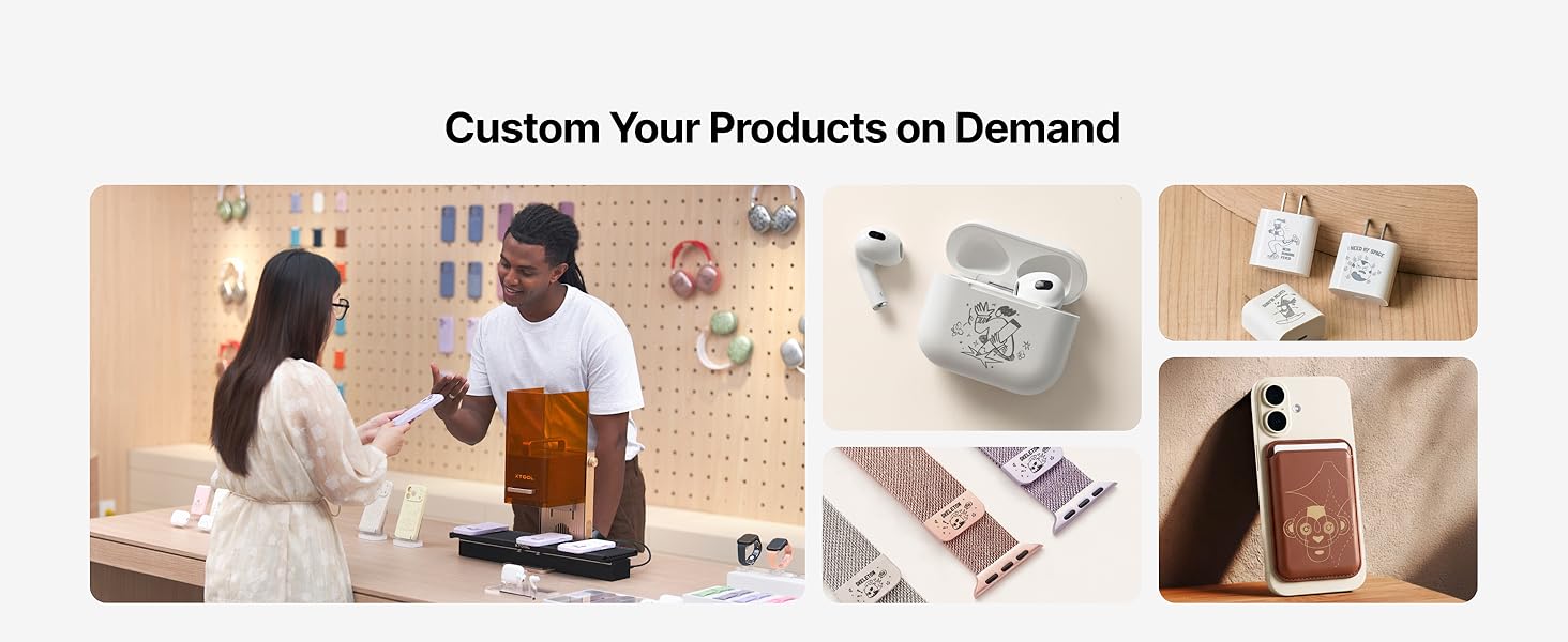 xTool F2 5W IR & 15W Diode Dual Laser Engraver, Built-in 50MP Camera, 6000mm/s Ultra Fast, 3D Embossing, Color Marking on Metal, On-Site & Small-Batch Ready, Portable Desktop Laser Engraving Machine