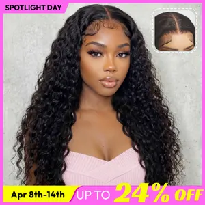 【Bye Bye Slip】 UNice Water Wave Wig with Free Baby Hair Pre-Cut 7x5 HD Lace Closure Human Hair Wigs with Drawstring Ready To Wear Invisible Knots Wig for Beginners Friendly All Day Secure #SpotlightDay#Summervibes