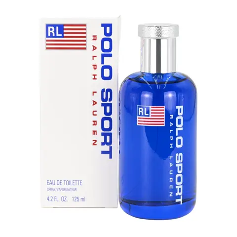 Ralph Lauren Polo Sport Men's Eau de Toilette Spray - 4.2 fl oz (125ml) Woody Citrus Fougere, Daily Wear, Long-Lasting Aromatic, Notes of Ginger, Green Notes, Lemon, Jasmine, Cedar, Musk, Amber, Lavender, Rose, Fragrances Perfumes Cologne, Gift for Men