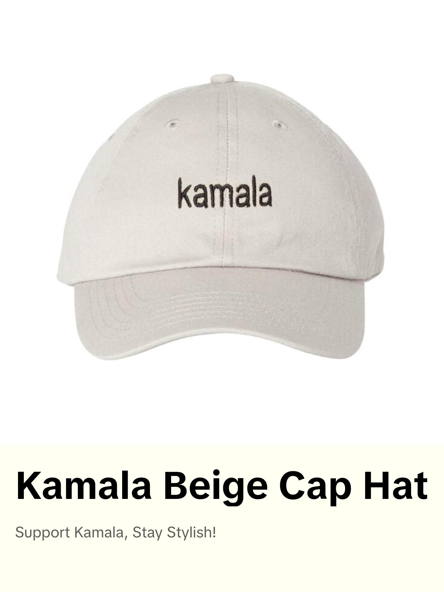 kamala IS brat cap and it's the same but it's beige so it's not