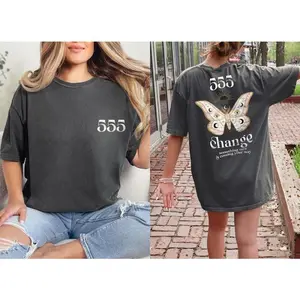 555 Change Comfort Colors T-Shirt, Something New Is Coming Your Way Shirt, Angel Number Shirt, Number Meaning Shirt, Spiritual Celestial, Vintage Shirts