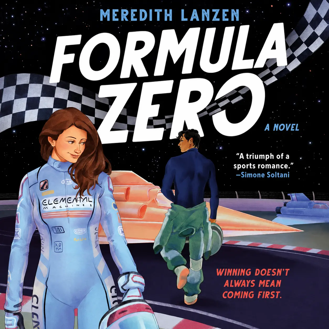 Formula Zero by Meredith Lanzen | Sci-Fi Sports Romance Novel | Space Racing Book | Paperback & Hardcover