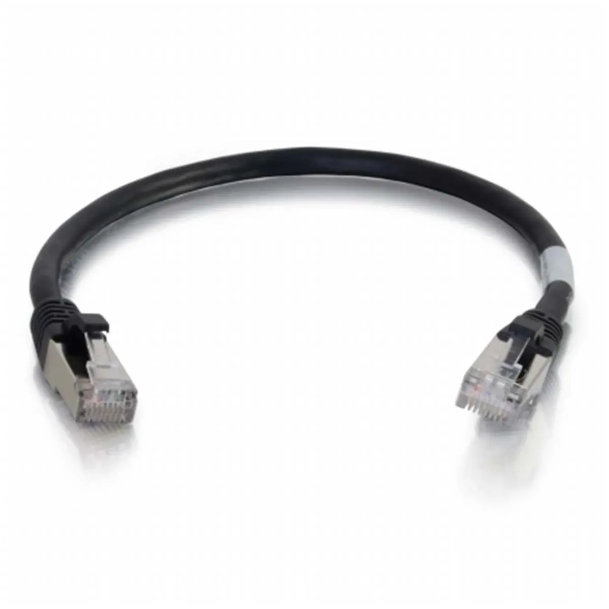 212 MAIN 20ft Cat6a Snagless Shielded STP Ethernet Cable, 10GBASE-T Network Patch Cable - Black, Ethernet Cables