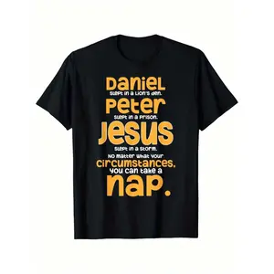 Funny Christian T-Shirt] 100% Cotton Funny Unisex Christian T-Shirt  Bible Verse Sayings.S-XXXL.Suitable For Men&amp; Wo graphic tees men crop tops summer outfits for men summer tops T-Shirt