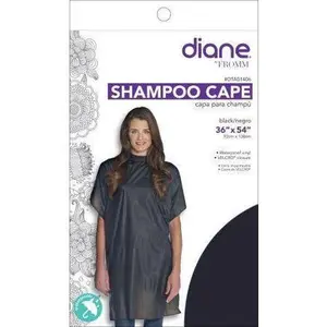 Diane Shampoo Cape-Black Diane Shampoo Cape-Black