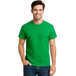 Gildan G200 Ultra Cotton 6.0 oz Customizable T-Shirt in Kelly Green for Personalization Options