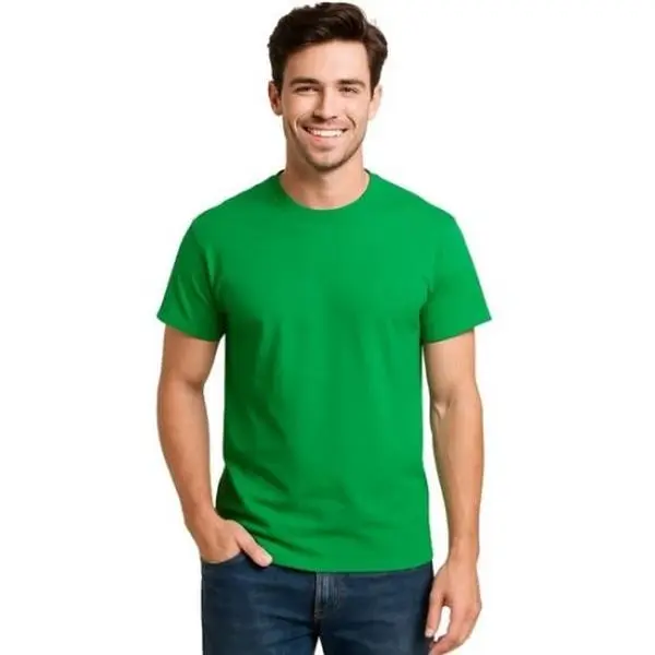 Gildan G200 Ultra Cotton 6.0 oz Customizable T-Shirt in Kelly Green for Personalization Options