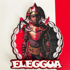 Custom 3D Eleggua Cake Topper, Eleggua Party, Shaker Topper, Cake decoration