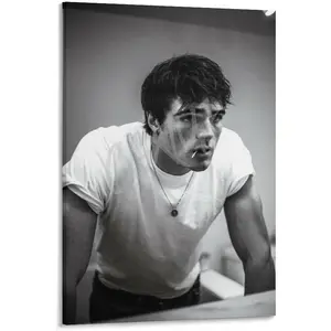 Male Star Jacob Elordi Cool Poster (1) Canvas for Bedroom Living Room Decor 24x36inch(60x90cm) Frame-style
