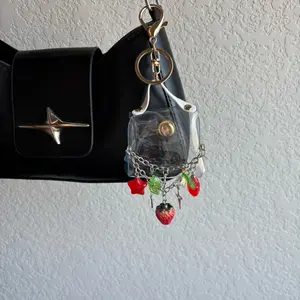 Strawberry & Star Sylvanian Carrier Handmade Keychain