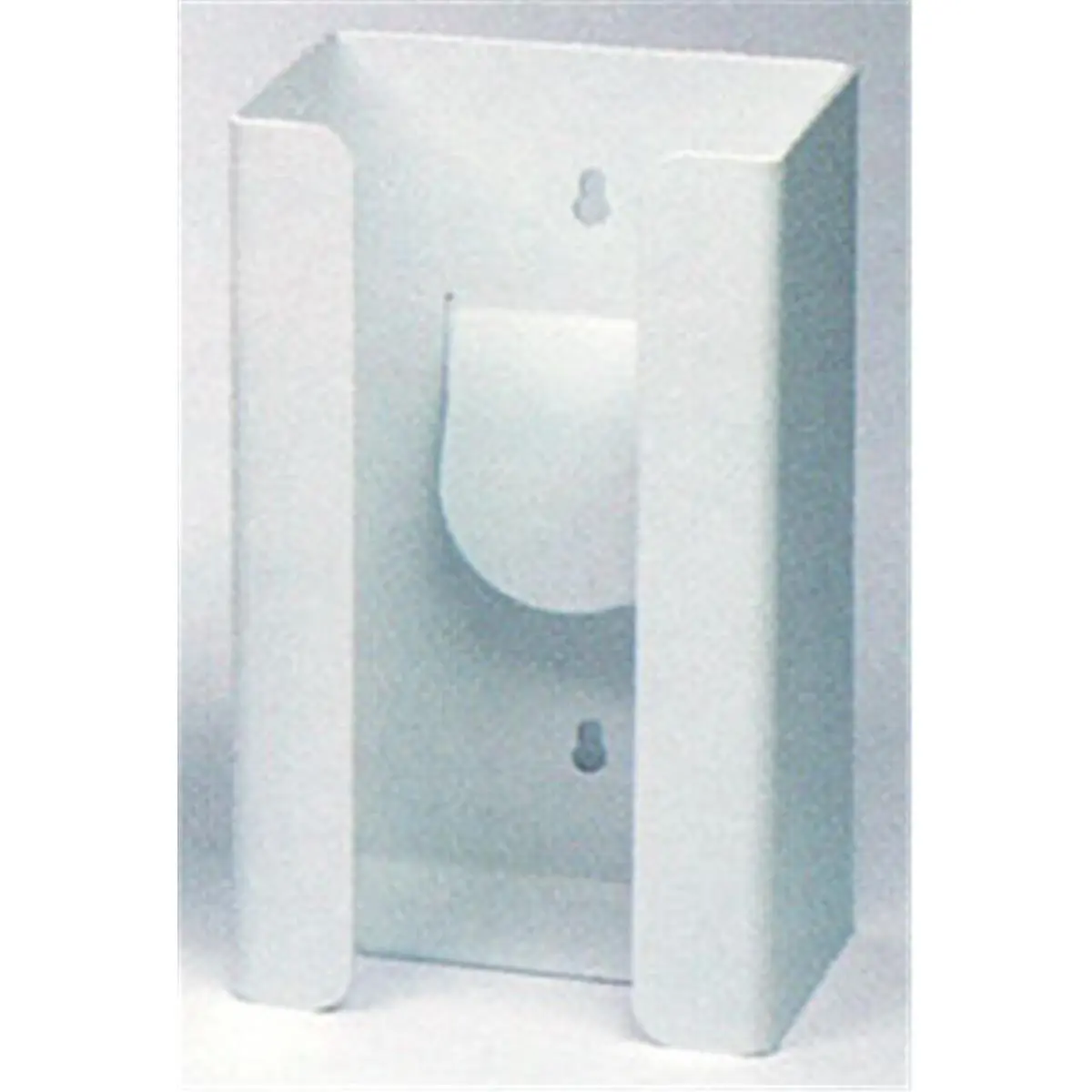 212 MAIN Vertical Rack Glove Dispenser - Heavy-Duty Plastic 1-Box Storage, Quick Access for Vinyl & Latex Gloves, White Desk Organiser Accessory for Medical Supplies