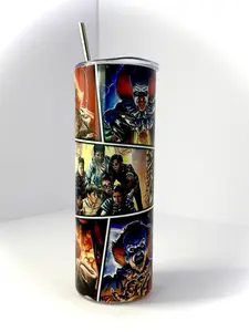 20 oz Pennywise Stainless Steel Tumbler with Lid, Straw