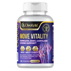 MOVE VITALITY 8-in-1 Natural Joint & Mobility Support | Doctor-Formulated Supplement for Flexibility, Comfort & Active Lifestyle