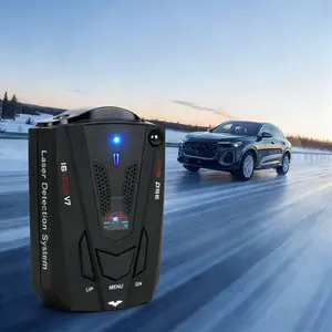Car Driving Safety AlertFull Band Vehicle Road Warning System Auto Voice Reminder Car Accessory for All Vehicles
