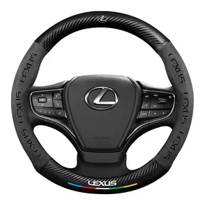 Suede Leather Car Steering Wheel Cover For Lexus ES200 ES260 ES300 RX300 LS500h GS300 IS250 IS300 CT200h LX570 GX NX UX RZ