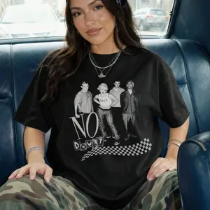 NO DOUBT Band Tee | Vintage-Inspired Rock Shirt, Tragic Kingdom Design 47Y