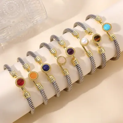 Gemstone Rings David Yurman Stackable Bracelets Used David