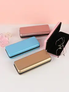 High-End Metal Eyeglass Case Portable Pressure Resistant Anti-Drop Unisex Sunglasses Box, Durable Storage Solution for Glasses, Portable Sunglasses Organizer