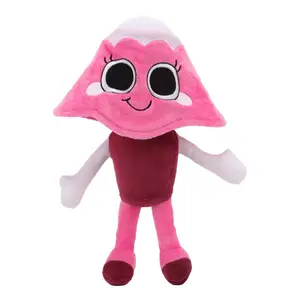 Cute Pizza Design Plush Toy, Soft Stuffed Animal Plushie, Game World Theme Plush Toy, Ideal Gift for Dog Lovers and Party Decoration