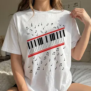 MJ Beat It Piano Keys T Shirt, King of Pop Music Tee, Beat It merch 2026 Michael Shirt, Michael Fan Gift MJ Fan Outfit Gift Ideas