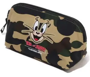 Bape x Tom and Jerry Pouch Yellow Camo