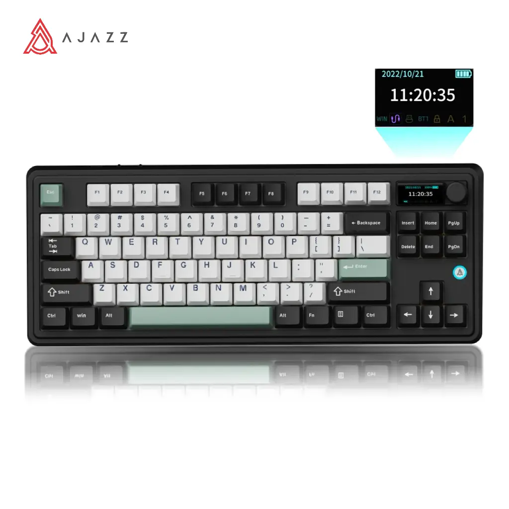 あっこ AJAZZ AK820 MAX Keyboard - Wireless Mechanical Keyboard with
