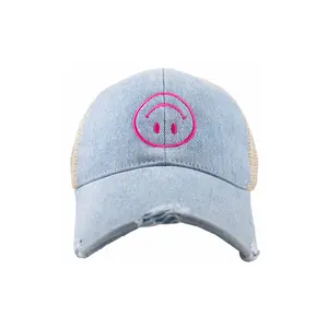 Upside Down Happy Face Hat