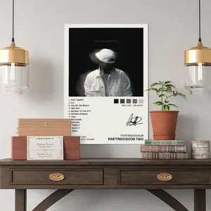 Partynextdoor Poster Partynextdoor Music Album Cover Signed Limited Poster Canvas Poster Bedroom Decor Sports Landscape Office Room Decor Gift